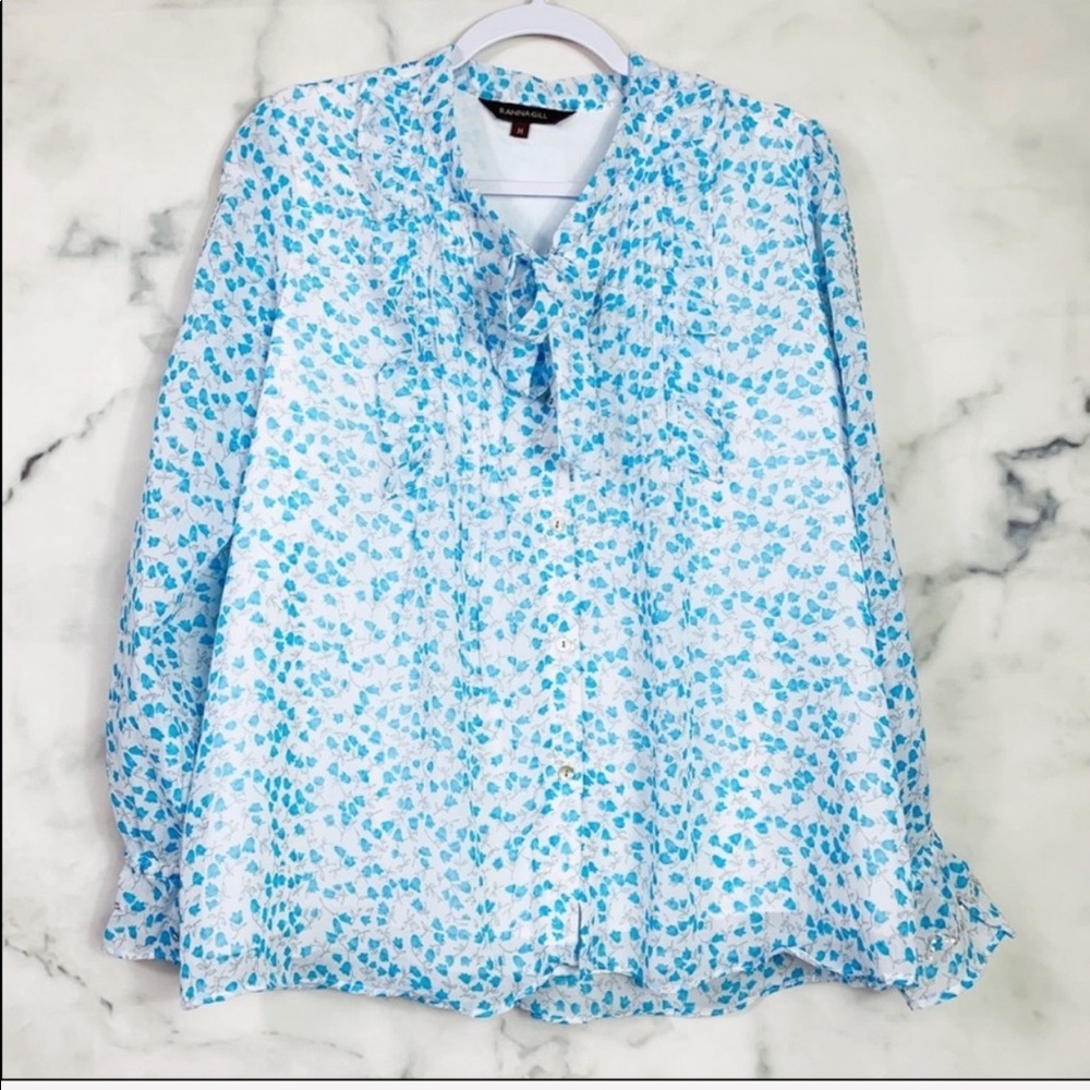 Anthropologie Ranna Gill Eden Long Sleeve Top - Picture 2 of 8